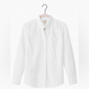 Crewcuts Crisp White Button Down Shirt for Kids